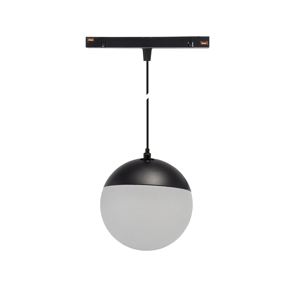 Oprawa szynoprzewodu kula SHIFT GLOBE P 10cm 5W biała ciepła | czarny