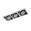 Oprawa wpuszczana Alesso dł. 48,5cm 54W LED barwa ciepła 3000K | biały/czarny