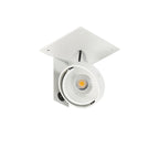 Oprawa wpuszczana Patrizio Single śr. 8,5cm 12W LED ciepła biel 3000K | biały/czarny