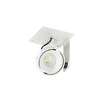 Oprawa wpuszczana Patrizio Single śr. 8,5cm 12W LED ciepła biel 3000K | biały/czarny