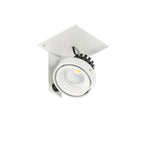 Oprawa wpuszczana Patrizio Single śr. 8,5cm 12W LED ciepła biel 3000K | biały/czarny