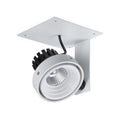 Oprawa wpuszczana Patrizio Single śr. 8,5cm 12W LED neutralna biel 4000K | biały/czarny