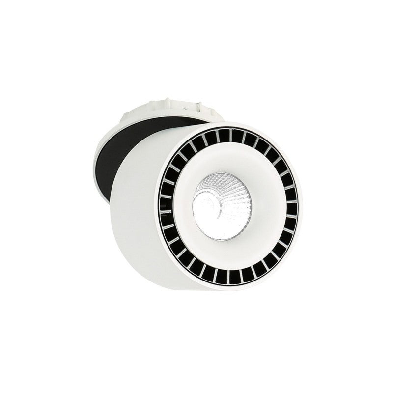 Oprawa wpuszczana Sevilla śr. 11cm 28W LED neutralna biel 4000K | biały/czarny