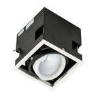 Oprawa wpuszczana Vertico Double dł. 13,8cm 18W LED neutralna biel 4000K | czarny/biały