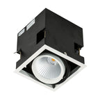 Oprawa wpuszczana Vertico Double dł. 13,8cm 18W LED neutralna biel 4000K | czarny/biały