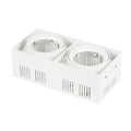 Oprawa wpuszczana downlight CROSTI TIENA DUE biały szer. 29,5x14,5cm | oxyled-OXY-AR155310