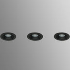 Oprawa wpuszczana oczko sufitowe CROSTI ORRIS czarny śr. 82mm | 459277