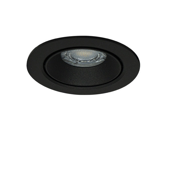 Oprawa wpuszczana oczko sufitowe CROSTI ORRIS czarny śr. 82mm | 459277