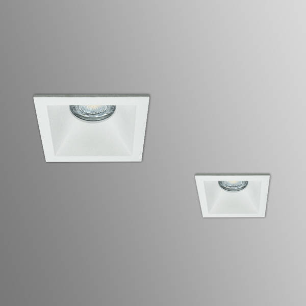 Oprawa wpuszczana oczko sufitowe CROSTI PERO SQ biały szer. 8,3cm | 453220