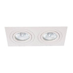 Oprawa wpuszczana podwójna METIS, biała, 2x50W GU10
