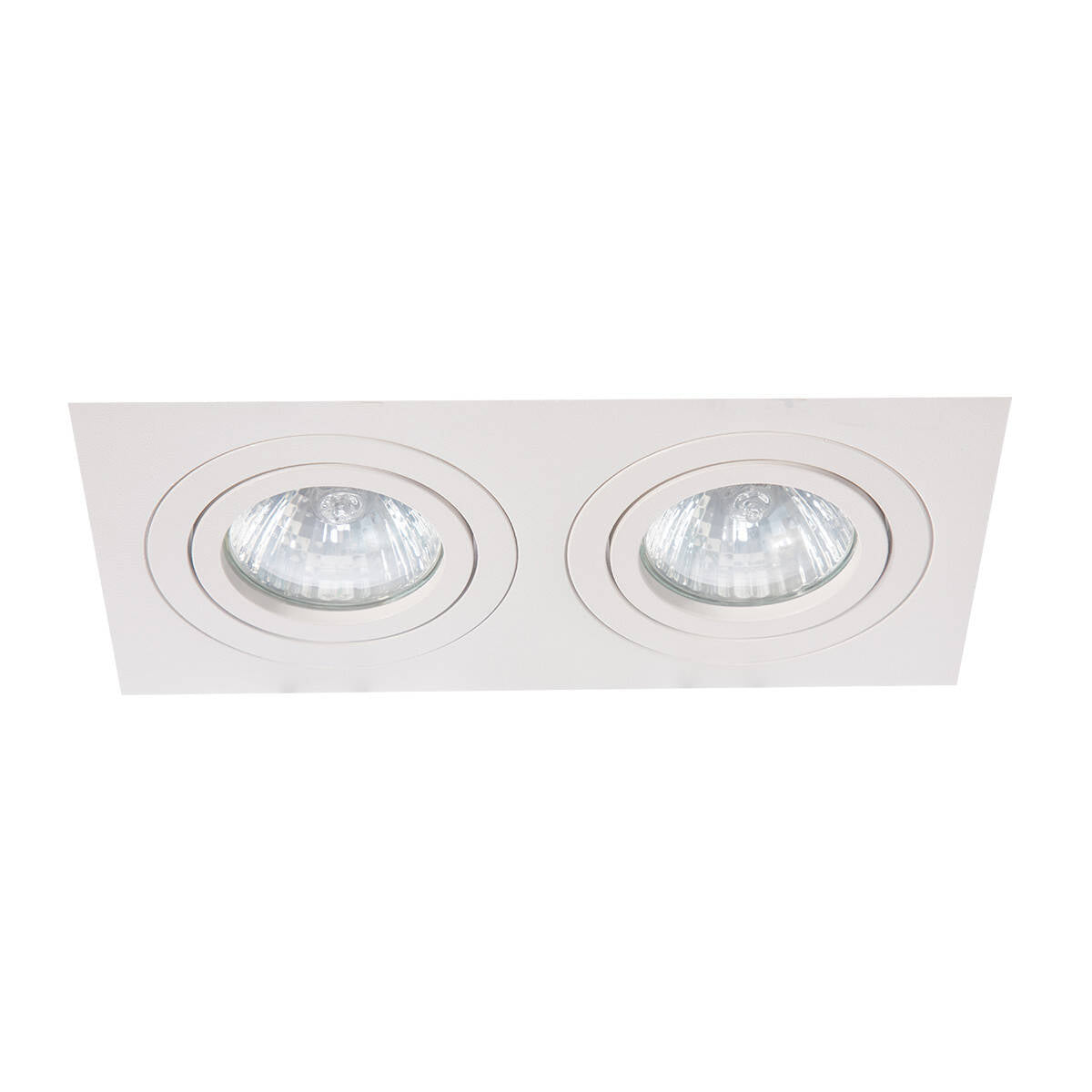 Oprawa wpuszczana podwójna METIS, biała, 2x50W GU10