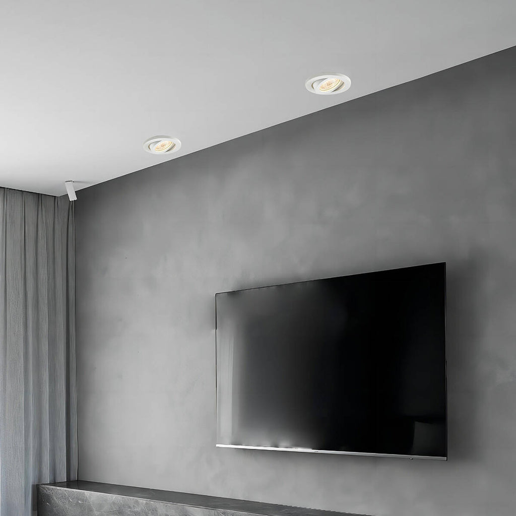 Oprawa wpuszczana ruchoma LAGOS, biała, 1x50W GU10