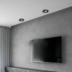 Oprawa wpuszczana ruchoma LAGOS, czarna, 1x50W GU10