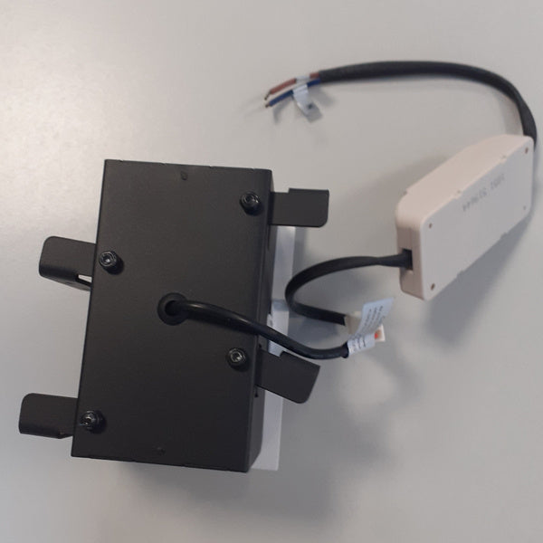 Oprawa wpuszczana sufitowa HARPER 12,3cm 6W LED ciepła biel 3000K | czarny/biały