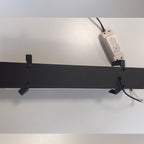 Oprawa wpuszczana sufitowa HARPER 40,4cm 24W LED ciepła biel 3000K | czarny/biały