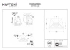Oświetlenie architektoniczne Outdoor Beekman IP54 x O577WL-L5B | Czarny