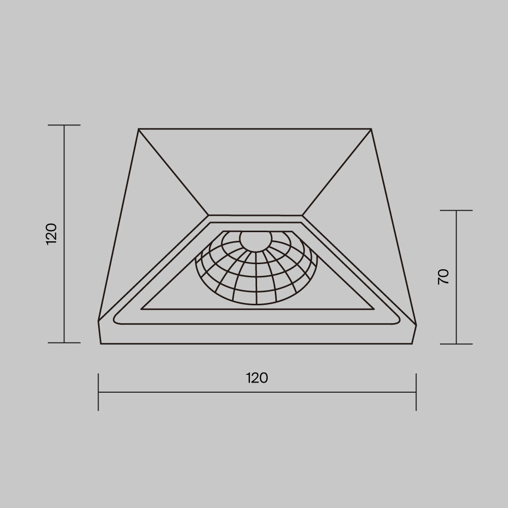 Oświetlenie architektoniczne Outdoor Beekman IP54 x O577WL-L5B | Czarny