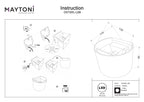 Oświetlenie architektoniczne Outdoor Fulton IP54 x O573WL-L6B | Czarny