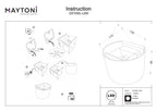 Oświetlenie architektoniczne Outdoor Fulton IP54 x O573WL-L6W | Biały
