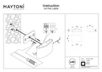 Oświetlenie architektoniczne Outdoor Strato IP54 x O417WL-L4B3K | Czarny