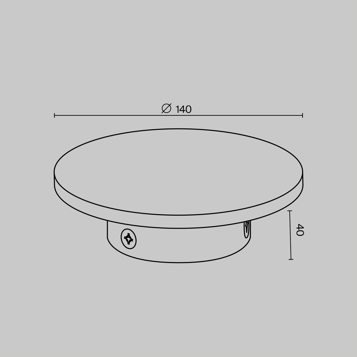 Oświetlenie architektoniczne Outdoor Wald IP65 x O420WL-L7GF | Grafit