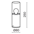 Oświetlenie krajobrazu Outdoor Amas IP54 1xE27 O432FL-01GF | Grafit