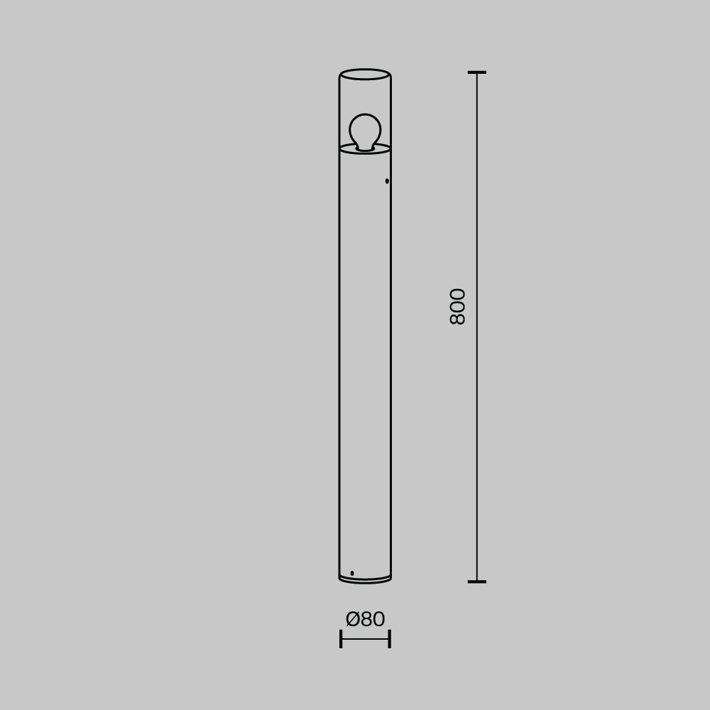 Oświetlenie krajobrazu Outdoor Amas IP54 1xE27 O432FL-01GF1 | Grafit
