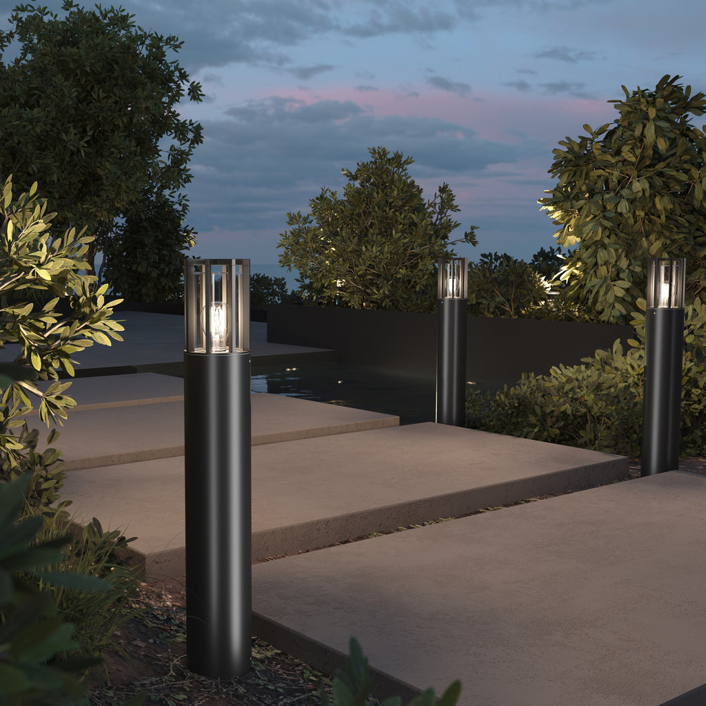 Oświetlenie krajobrazu Outdoor Barrel IP54 1xE27 O453FL-01GF | Grafit