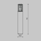 Oświetlenie krajobrazu Outdoor Barrel IP54 1xE27 O453FL-01GF | Grafit