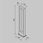 Oświetlenie krajobrazu Outdoor Bonn IP65 x O425FL-L10GF | Grafit