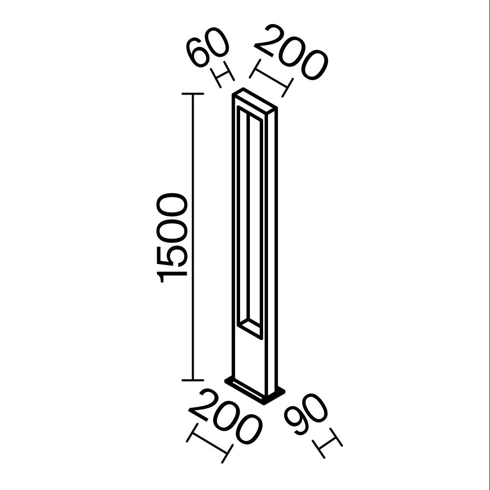 Oświetlenie krajobrazu Outdoor Bonn IP65 x O425FL-L20GF | Grafit