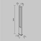 Oświetlenie krajobrazu Outdoor Bonn IP65 x O425FL-L25GF | Grafit