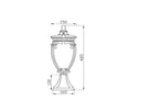 Oświetlenie krajobrazu Outdoor Fleur IP44 1xE27 O414FL-01BZ | Brąz antyczny
