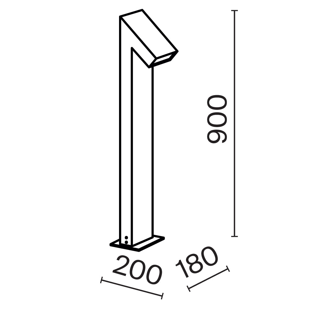 Oświetlenie krajobrazu Outdoor Guss IP65 x O592FL-L15GF3K | Grafit