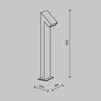 Oświetlenie krajobrazu Outdoor Guss IP65 x O592FL-L15GF3K | Grafit