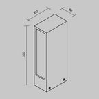 Oświetlenie krajobrazu Outdoor Hof IP65 x O422FL-L6GF | Grafit