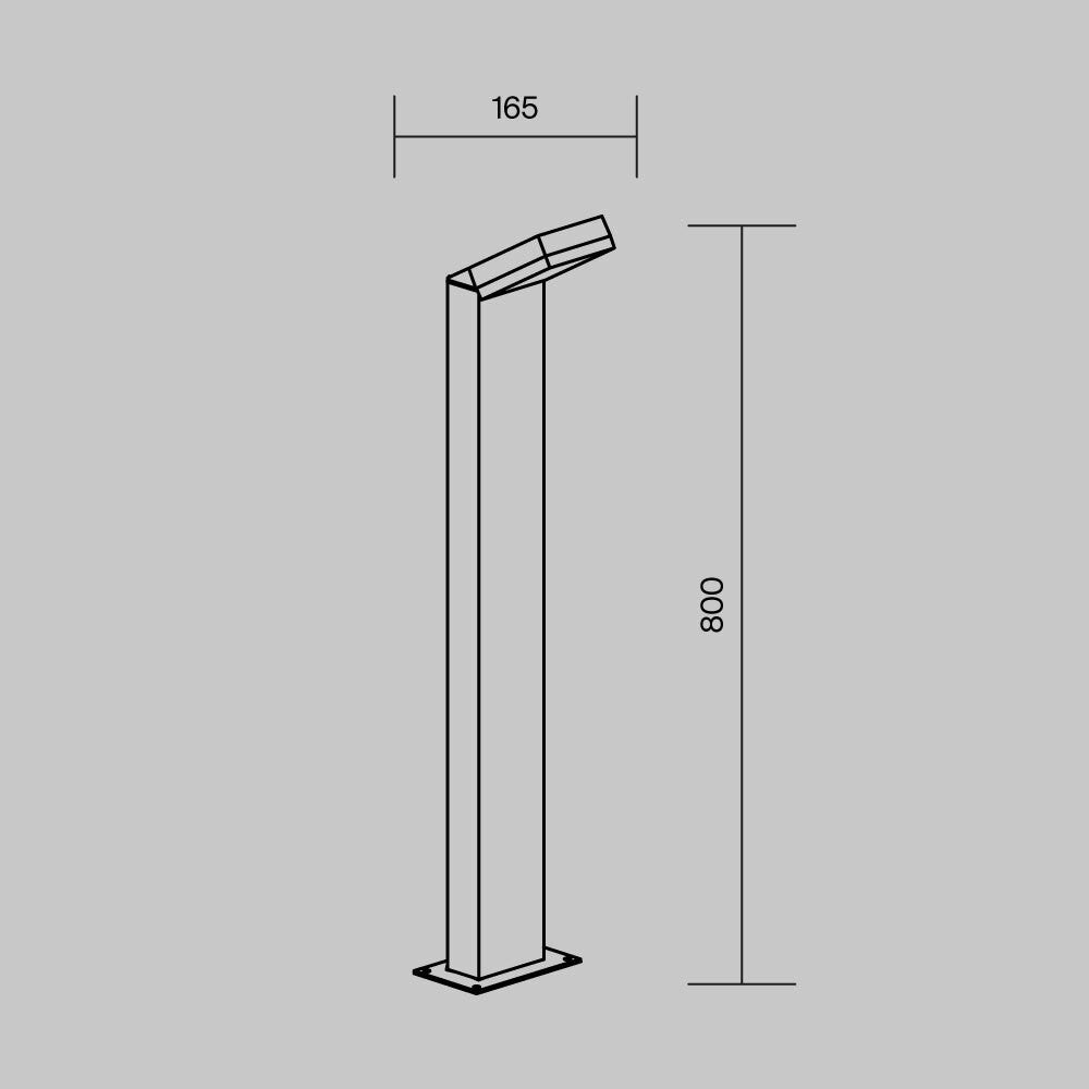 Oświetlenie krajobrazu Outdoor Paso IP54 x O595FL-L12B3K | Czarny