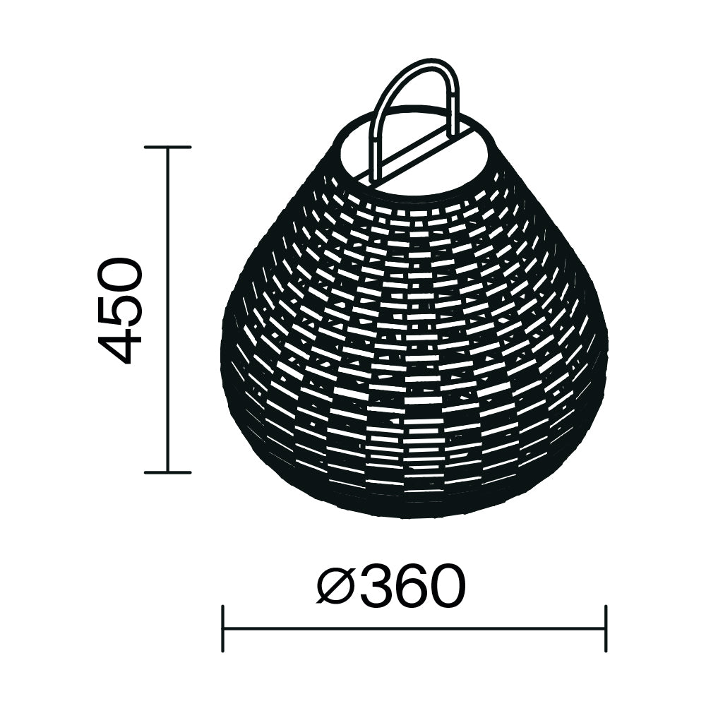 Oświetlenie krajobrazu Outdoor Plet IP65 x OSL599FL-L5B3K | Czarny
