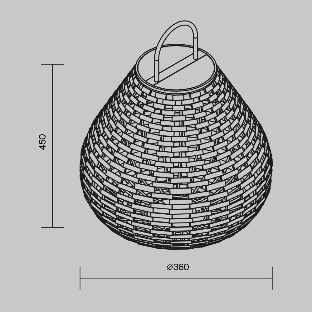 Oświetlenie krajobrazu Outdoor Plet IP65 x OSL599FL-L5B3K | Czarny