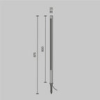 Oświetlenie krajobrazu Outdoor Pole IP65 x O440FL-L12GF3K | Grafit