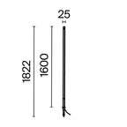 Oświetlenie krajobrazu Outdoor Pole IP65 x O440FL-L24GF3K | Grafit