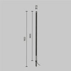 Oświetlenie krajobrazu Outdoor Pole IP65 x O440FL-L24GF3K | Grafit