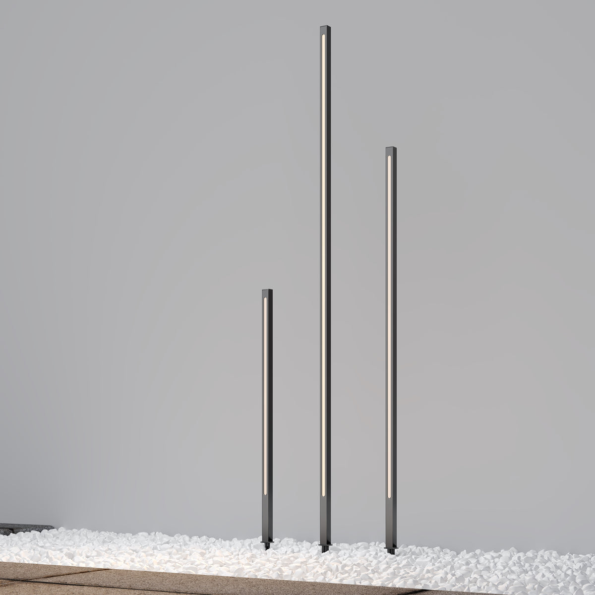 Oświetlenie krajobrazu Outdoor Pole IP65 x O440FL-L24GF3K | Grafit