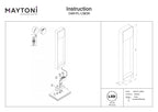 Oświetlenie krajobrazu Outdoor Porte IP54 x O481FL-L7B3K | Czarny