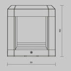 Oświetlenie krajobrazu Outdoor Royal Mile IP65 x O019FL-L13GR3K | Szary