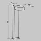 Oświetlenie krajobrazu Outdoor Share IP54 x O443FL-L12GF3K | Grafit