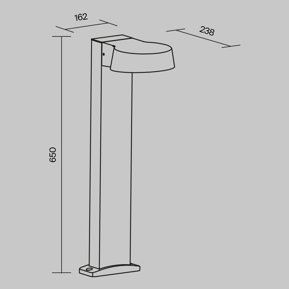 Oświetlenie krajobrazu Outdoor Share IP54 x O443FL-L12GF3K | Grafit