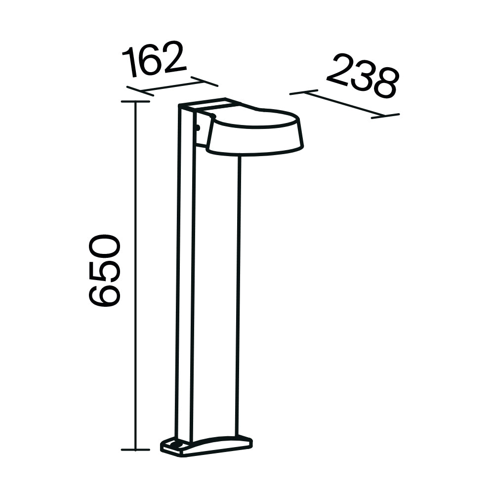 Oświetlenie krajobrazu Outdoor Share IP54 x O443FL-L12GF3K | Grafit