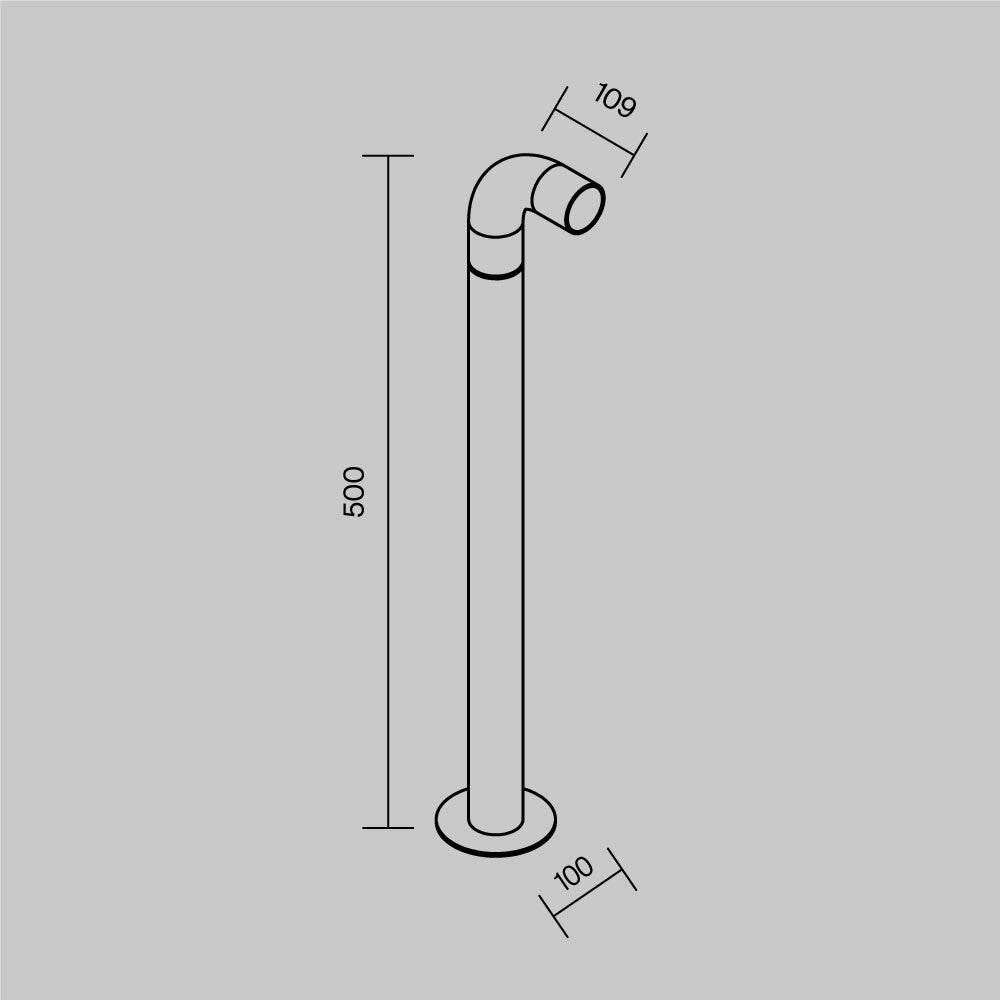 Oświetlenie krajobrazu Outdoor Sleek IP65 x O477FL-L2GF3K | Grafit