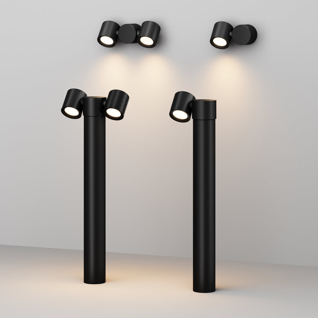 Oświetlenie krajobrazu Outdoor Wall Street IP54 2xGU10 O010FL-02B | Czarny